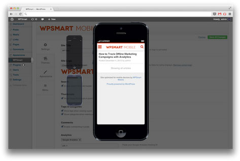 WP Smart Mobile Theme Plugin