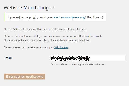 WP Website Monitoring