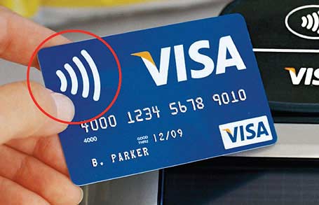 Carte bancaire RFID