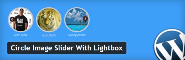 Circle Image Slider With Lightbox
