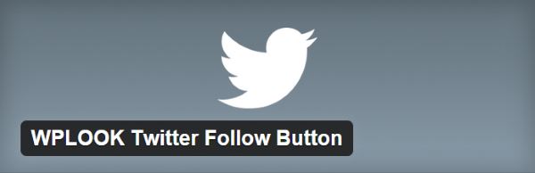 WPLOOK Twitter Follow Button