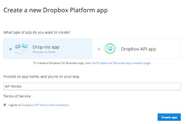 Dropbox-Creation-App