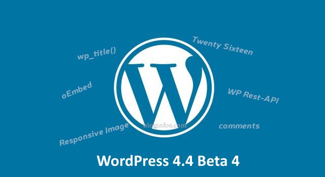 WordPress 4.4 beta 4