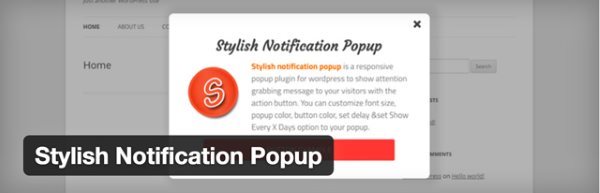 10 nouveaux plugin WordPress gratuits - Stylish Notification Popup