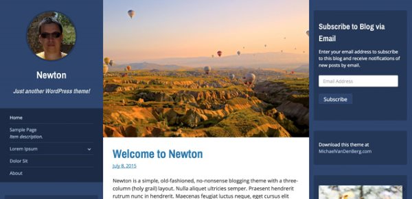 thèmes gratuits - Décembre 2015 - Newton