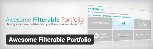Les 8 meilleurs plugin de portfolio pour WordPress - Awesome Filterable Portfolio