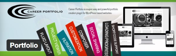 Les 8 mei1lleurs plugin de portfolio pour WordPress - Career Portfolio