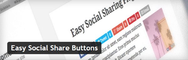 Partage social d'images - Easy Social Share Buttons