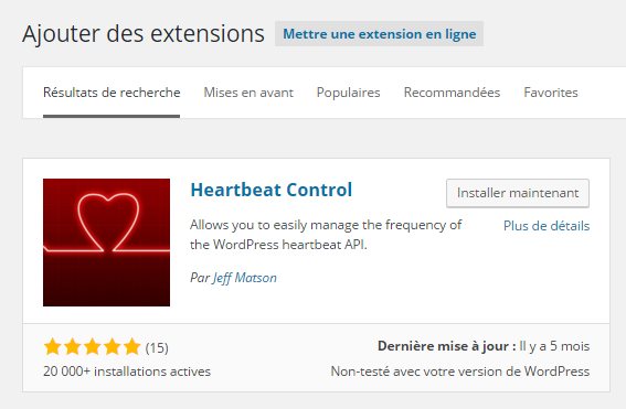 Installer plugin HeartBeat Control