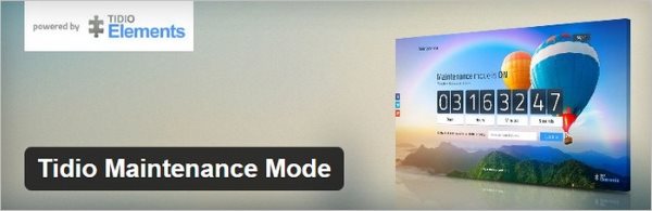 Tidio Maintenance Mode