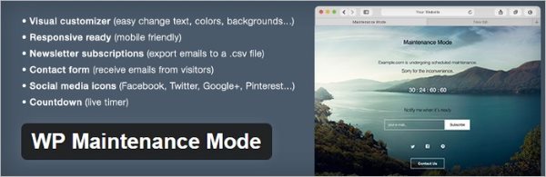 WP Maintenance Mode