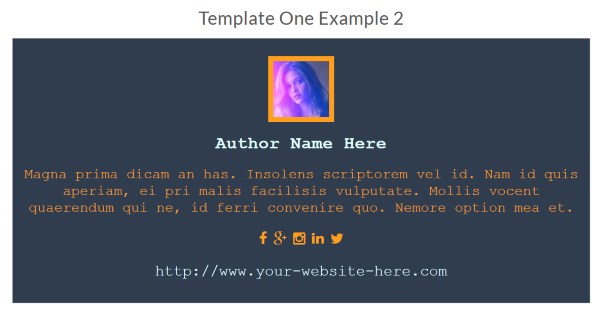 About WordPress Authors - Exemple 2