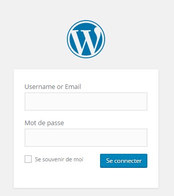 WordPress 4.5 - Login