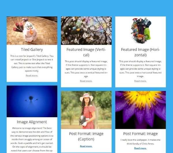 Afficher une grille de mise en page pour vos articles