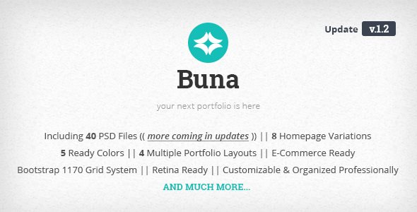 Buna - Your Next Agency/Portfolio Template