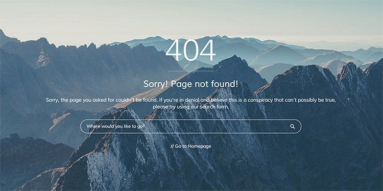 Page Erreur 404 - Fourty For