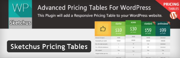 Sketchus Pricing Tables - Plugin gratuits – Les meilleurs plugin parus en Juin 2016
