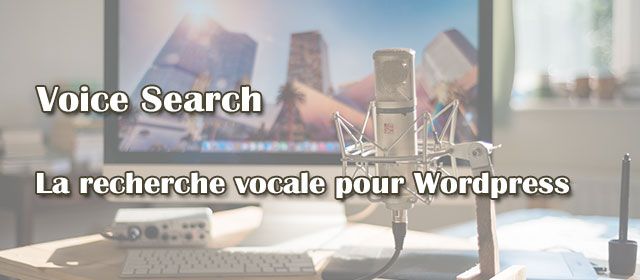 Voice Search - La recherche vocale pour WordPress