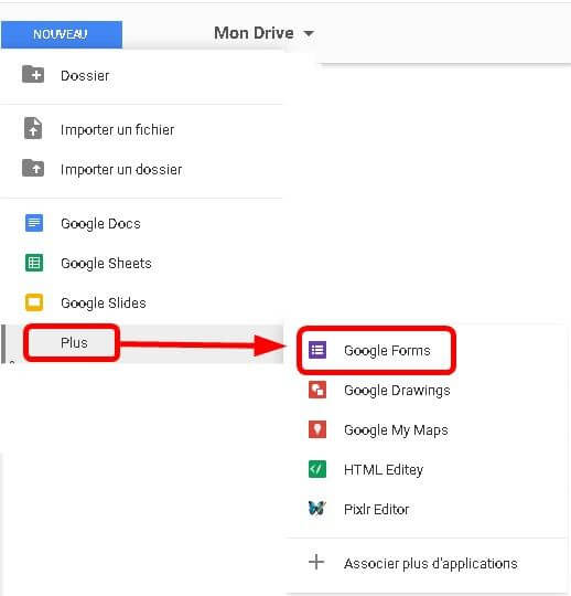 Google Drive - Google Forms